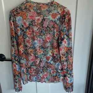 Floral Sheer Women's Top